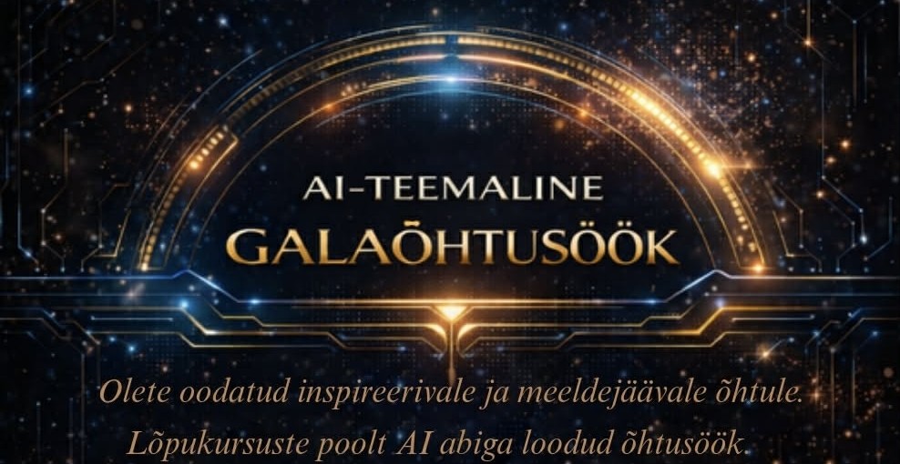AI-temaatiline galaõhtusöök